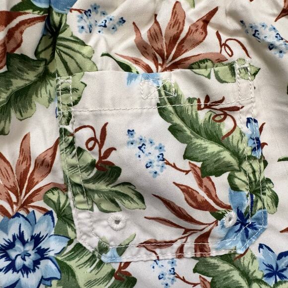 Janie & Jack Swim Trunks Boys Size 7 Hawaiian Tropical Built in Brief - Picture 6 of 12